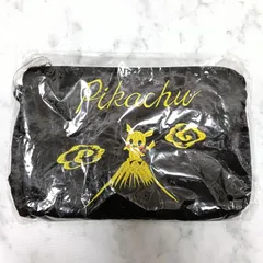 新品　ポケモン　スカジャン　ショルダー　ピカチュウ　サコッシュ　　刺繍　　pokémon time　 黒 ピカチュウ　　バッグ　バックのサムネイル