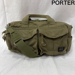 ラブアンドピース ポーター ミリタリー ハンドバッグ 2WAY 復刻 金具