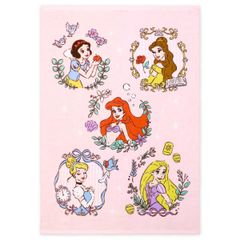 [재고 처분] 수건 70 × 100cm 아기 Disney 프린세스 앞면 거즈 doudou 뒷면 더미 땅 면 100% un 핑크 NZ1702-PR