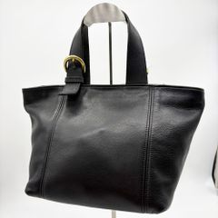 極美品✨オールドコーチ ハンドバッグ フルグレインレザー ブラック