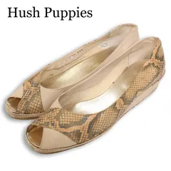 Hush Puppies ハッシュパピー 春夏★ パイソン柄 オープントゥ パンプス イタリア製 Sz.24 レディースのサムネイル
