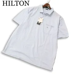 【新品 未使用】 HILTON ヒルトン 春夏★ 半袖 ポロシャツ 日本製 大きいサイズ 特大 Sz.3L メンズのサムネイル