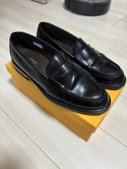 新品未使用 リーガル ローファー JJ16 シボ革 黒 23.5cm 黒 箱付 