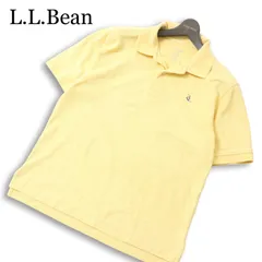 L.L.Bean エルエルビーン 春夏★ 半袖 鹿の子 ワンポイント刺繍 ポロシャツ Sz.L メンズ アウトドア