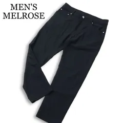 MEN'S MELROSE メンズメルローズ 春夏★ シアサッカー ストレッチ スリム スキニー パンツ Sz.2 メンズ 紺 ネイビーのサムネイル