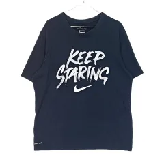 ナイキ メンズ スポーティーな半袖Tシャツ 110 ブラック 07607