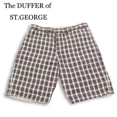 The DUFFER of ST.GEORGE ダファー オブ セントジョージ 2WAY リバーシブル★ チェック ショート パンツ 日本製 Sz.M メンズのサムネイル