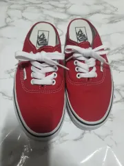 VANS ヴァンズ アセンティック ミュール レーシン レッド TRUE 白のサムネイル