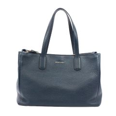 美品 A4】バレンシアガ エブリデイ トートバッグ レザー ネイビー 斜め