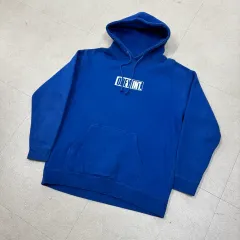 OBEY オベイ int BIGロゴ ブルー フードTシャツのサムネイル