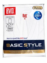 BVD NB200 Vネックスリーブレス　ニューベーシック　２枚組　M/L/LLから１点お選びくださいのサムネイル