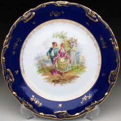 セーブル(Sevres) 恋人文絵皿 3/3 - メルカリ