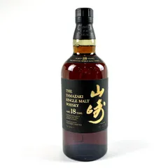 【東京都内限定お届け】 サントリー SUNTORY 山崎 18年 シングルモルト 700ml 国産ウイスキー 【古酒】のサムネイル