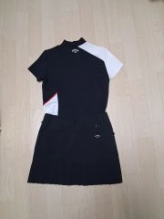 ⭐︎CPG GOLF ⭐︎ノースリーブポロシャツ スカート ニーハイソックス