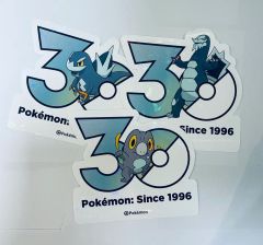 韓国限定】 ポケモン 30周年ステッカー コリンク ルクシオ レントラー
