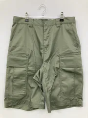 FREAK'S STORE フリークスストア カーゴパンツ L カーキ ショート・ひざ上丈 コットン 無地 スタンダード レギュラー ウエストゴム・紐 メンズのサムネイル