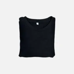 黒 コットンTシャツ M (コットン100%)のサムネイル