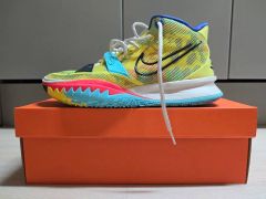 激レアサイズ NIKE KYRIE 7 Yellow バスケットシューズ 32 - メルカリ