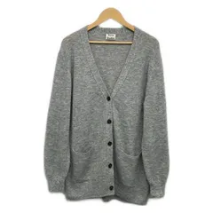 ACNE STUDIOS(アクネ ストゥディオズ) カーディガン サイズM美品  - グレー 長袖/ロング丈のサムネイル