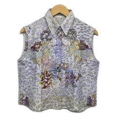 値下げ不可/エルメスノースリーブシャツトップス36 - メルカリ