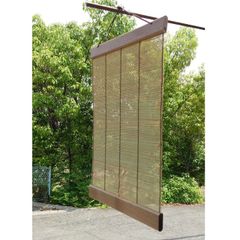 4連 衝立 パーテーション 楢無垢材使用 ツートンカラー 高さ150cm 1台