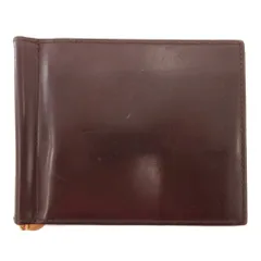 エッティンガー ETTINGER 二つ折り財布 マネークリップ 無地 赤茶 ブラウン /IB ■GY99のサムネイル