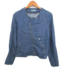 アーバンリサーチ URBAN RESEARCH デニム シングル ライダース ジャケット ワンサイズ ブルー 青 /KT21のサムネイル