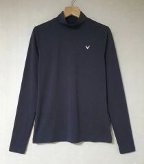 超美品】コブラ サマーウーブンプルオーバー モックネックネイビーXL