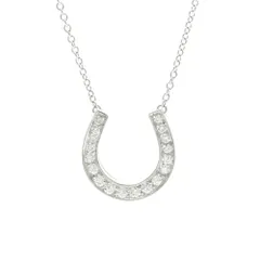 ティファニー(Tiffany) プラチナ ダイヤモンド メンズ,レディース ファッション ネックレス (シルバー) ホースシュー ダイヤモンド ネックレスのサムネイル