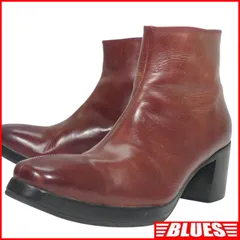 RED COVER レッドカバー サイドジップブーツ 26 茶 42 ハイヒール 本革 メンズ サイドジップブーツサイズ26cm一覧←SEULB屋着古← HS715のサムネイル