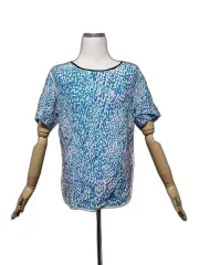 フランスブランド SANDRO サンドロ 正規品 シルク100% レディース 夏 半袖Tシャツ 79-160のサムネイル