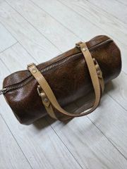 美品 バリー トゥルーブルー レザー ミディアム トートバッグ - メルカリ