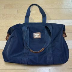 美品✨クレージュ 2way ボストンバッグ 大容量 トラベル ナイロン 