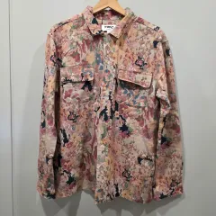 YMC フラワー パータン シャツ ツーポケット ワークシャツ ヴィンテージ ジャケット シャツのサムネイル