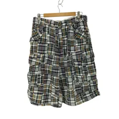 ビームスプラス BEAMS＋ 26SS Beach 6 Pocket Shorts Patchwork Madras パッチワーク マドラス チェック ビーチ ジョーツ ショーツ ハーフ パンツ メンズ  Lのサムネイル