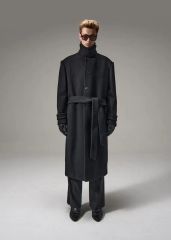 24aw NULLUS ロング コート ブラック 系サイズ1 - メルカリ