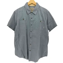 バートン BURTON 山ポケ シャンブレー S/S ワーク シャツ メンズ import：L のサムネイル