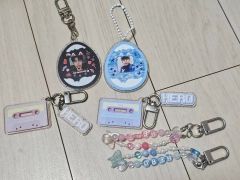 加工済、ミニタグ&デカタグ キーホルダーセット - メルカリ
