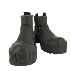 エムエムシックスメゾンマルジェラ MM6 Maison Margiela コントラストステッチアンクルブーツ レディース  37のサムネイル