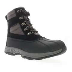プロペット メンズ シューズ ブーツ・レインブーツ Propet Cortland Mens AllWeather Boots Black Gray ブラックのサムネイル