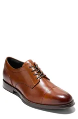 コールハーン メンズ シューズ ダービー キャップ Cole Haan Carnegie Cap Toe Derby Britan タンのサムネイル