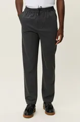 レ ドゥ メンズ ボトムス カジュアルパンツ Les Deux Como Taperedrawstring Pants Dark Grey Melange グレーのサムネイル