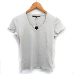 グーコミューン gout commun タグ付き Tシャツ カットソー Vネック 無地 シンプル 半袖 38 グレー /TTのサムネイル