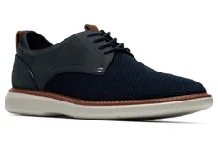 クラークス メンズ シューズ オックスフォード Clarks Brantin Plainavy Knit ネイビーのサムネイル