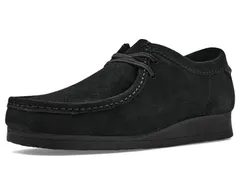 クラークス メンズ シューズ ブーツ・レインブーツ Clarks Wallaston Low Black Suede ブラックのサムネイル