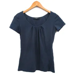 マックスマーラ ウィークエンドライン MAX MARA WEEKEND LINE カットソー Tシャツ 半袖 コットン シンプル M ネイビー 紺 /KT30のサムネイル