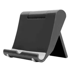 新品 FamGift スマホスタンド自由に調整可能多機能折りたたみ怠け者デスクトップスマホ タブレットに適用 スタンド（ブラック）のサムネイル