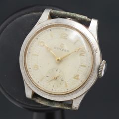☆玄人マニア向け❣️初期型CマークCITIZEN small second☆稼働