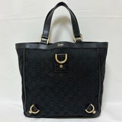 Gucci GG柄 アビー トートバッグ GGキャンパス ブラック 保存袋付き