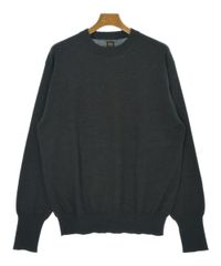 25ss✨バトナー サマーウール ニットポロ チャコール Mサイズ 長袖